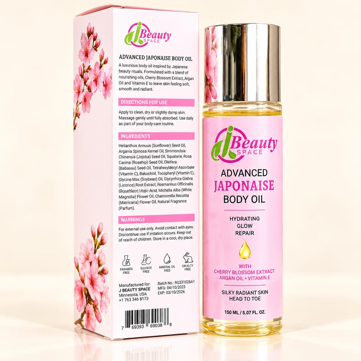 Advanced Japonaise Body Oil – 150ml