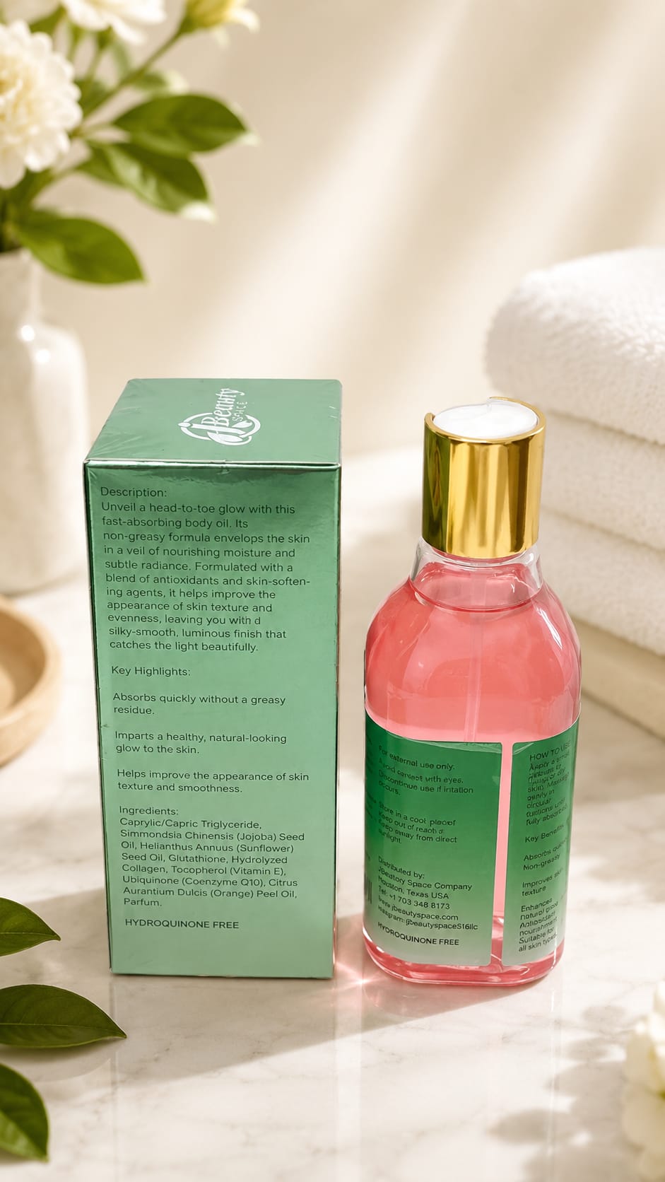 Jbeautys Filter Bright 200ml Collagen-Infused Face & Body Skin lightening, Daily Cosmetic Care for Brighten Glow Goals & Radiant Skin Support