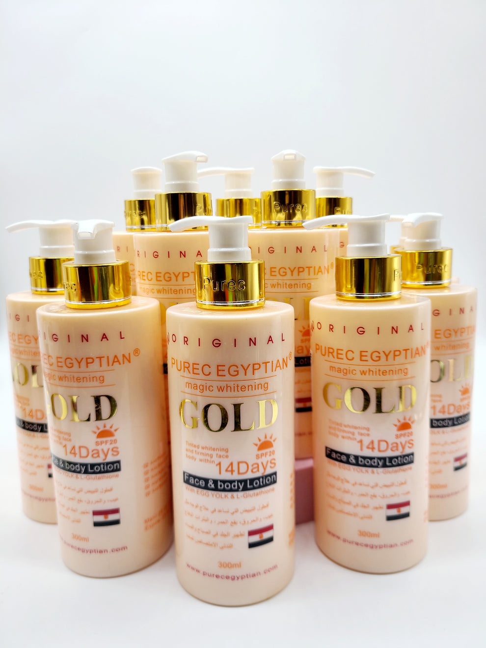 1pc Pure Egyptian Magic Whitening Gold 300ml