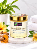 Yellow Tone Glow Brightening Body Soap  Spotcare All Skin Types Flawless Glow Support. 500g
