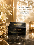 100% Organic Luxe Noir Face Cream Moisturizer - Hydrating, Anti-Aging, Anti-Fine Line Formula for Flawless Radiance and Youthful Skin
