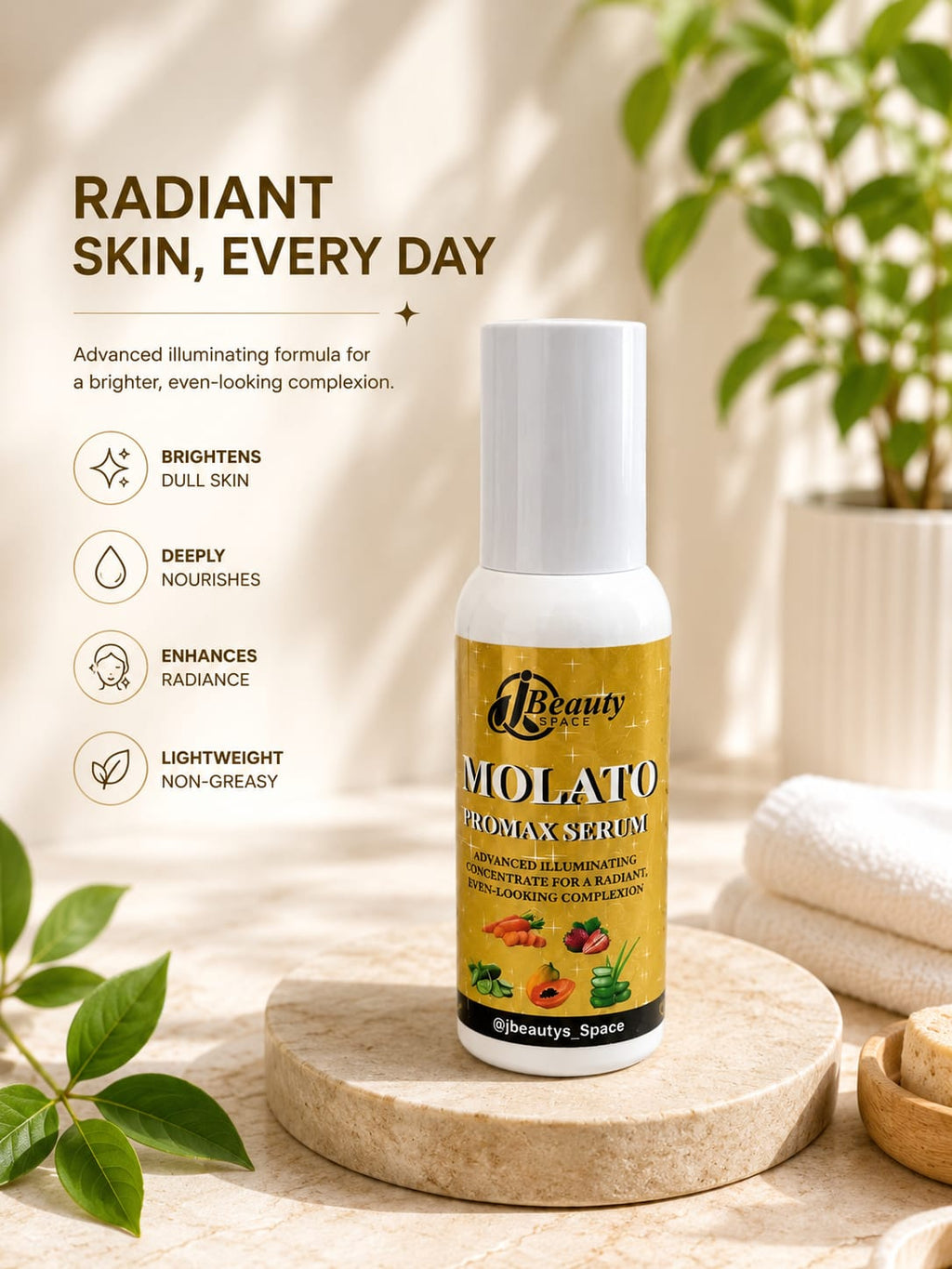 Jbeauty Molato Promax anti-spot Body and face lightening Serum - 120ml