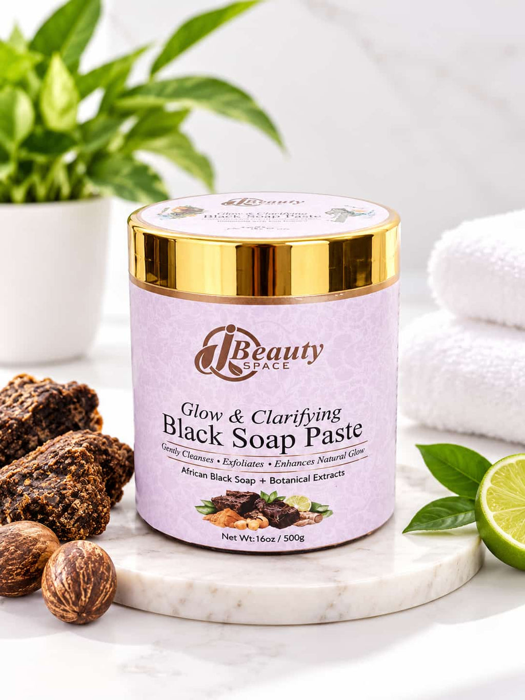 Mami et Point Blanc African Black Soap - Face & Body soap for All Skins, Eczema Relief, Dark Spots, Acne Treatment, Skin Repair