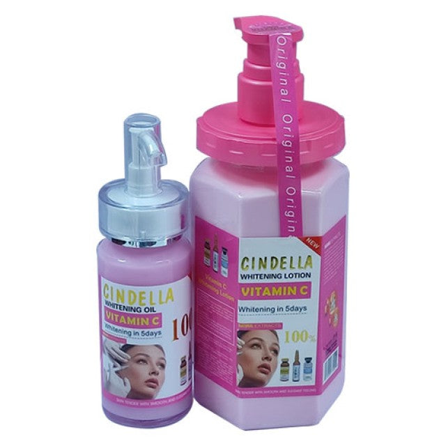 Cindella whitening body lotion vit c and serum 💯% ORIGINAL