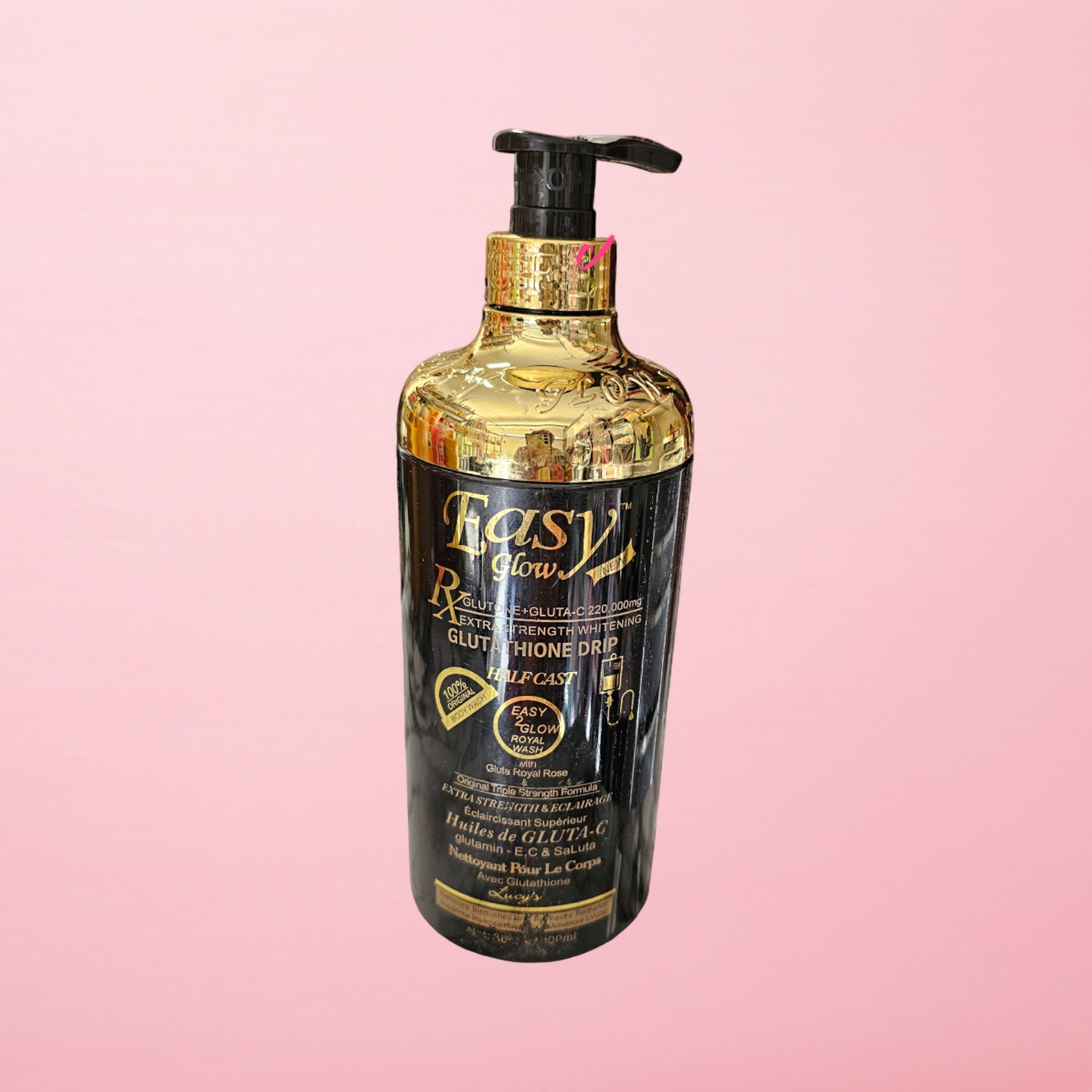 Easy Glow Glutathione Drip Half Cast Whitening Body Wash 1000ml (100 jbeautys Easy Glow Glutathione Drip Half Cast Whitening Body Wash 1000ml (100 jbeautys