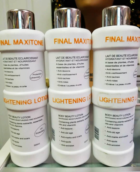 Original Final Maxitone Lightening Body Lotion 500ml X1 100% AUTHENTIC