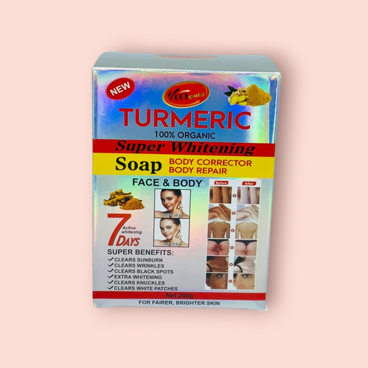 Veet Gold  TURMERIC Face Whitening, Corrector And  Repair Soap