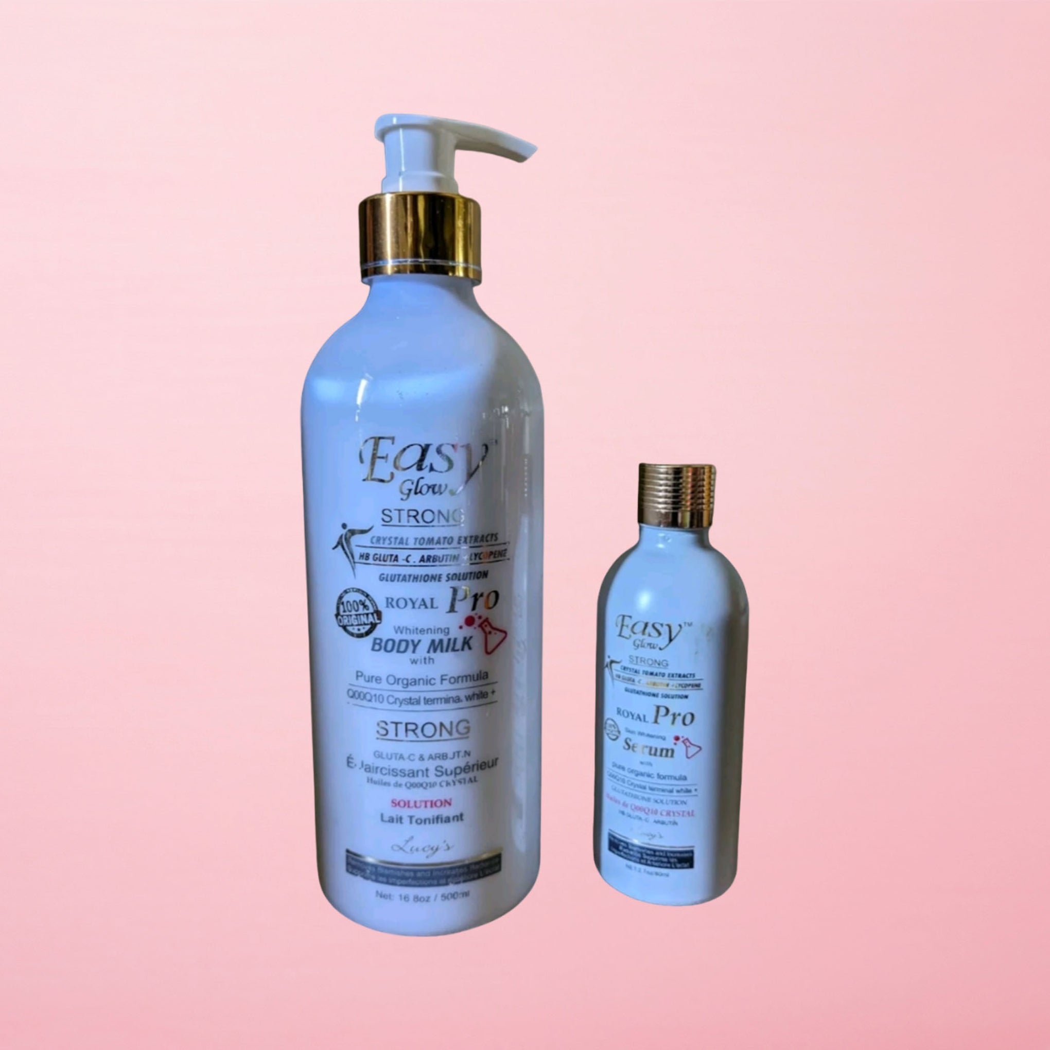 Radiance Trio: Easy Glow Royal Pro Whitening Body Care Set