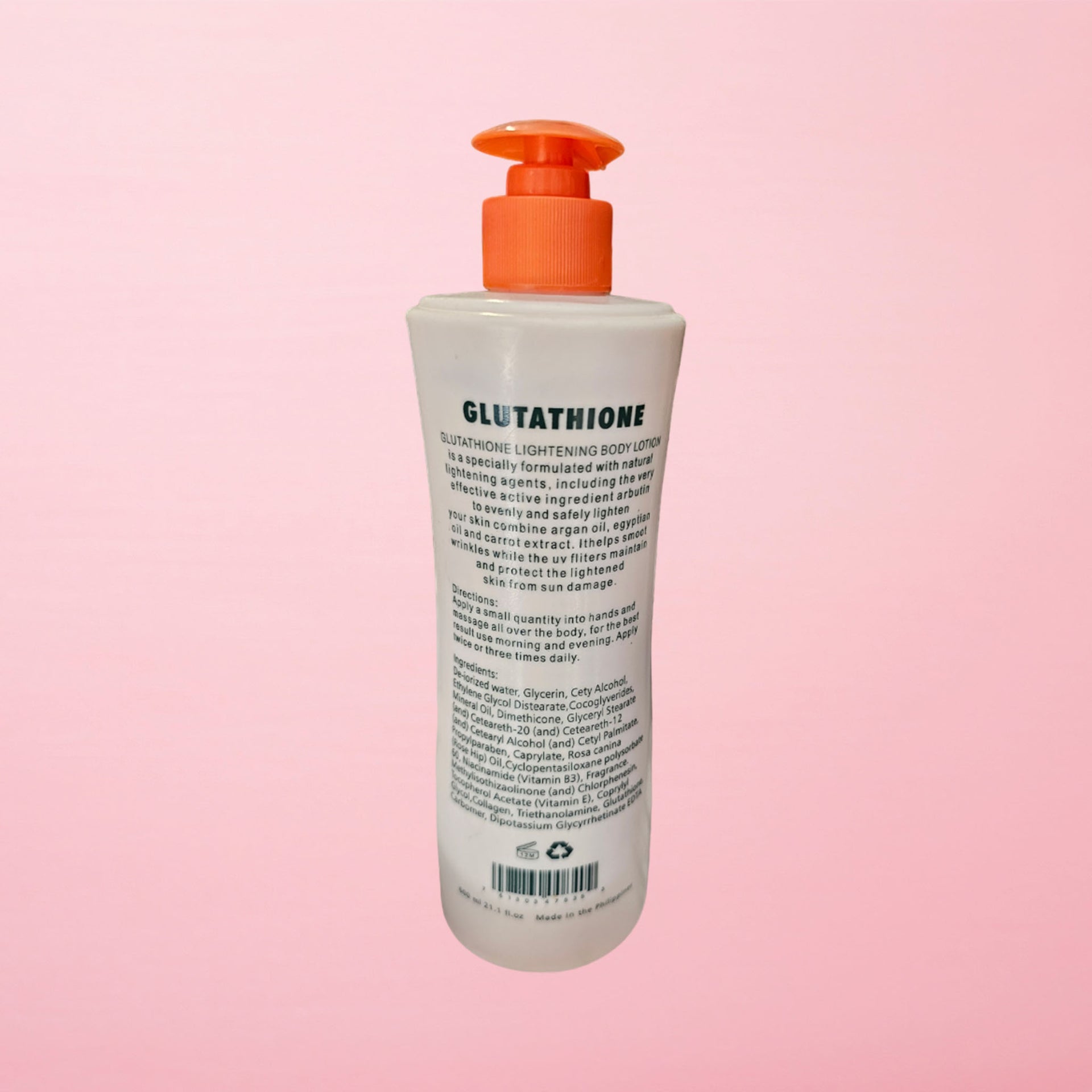 Renew Glutathione Skin Whitening Body Lotion with Carrot Oil - 600ml jbeautys Renew Glutathione Skin Whitening Body Lotion with Carrot Oil - 600ml jbeautys
