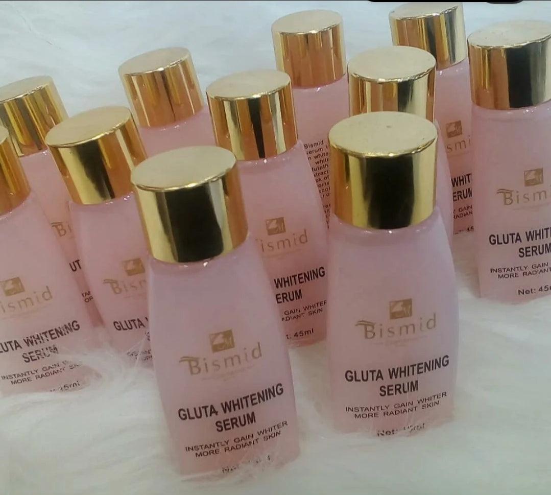 Sérum éclaircissant BISMID Multi-Action - Glutathione & Acide Kojic, 50ml, Pour Tous Types De Peau