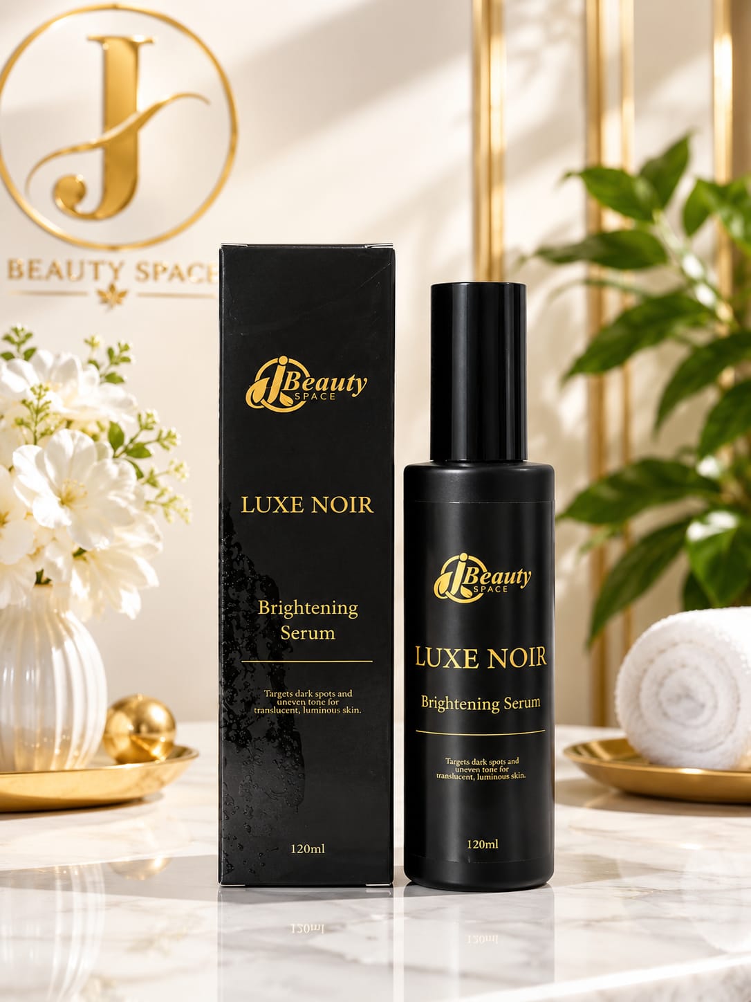jbeauty Luxe Noir Anti-Aging Brightening Body and Face Serum