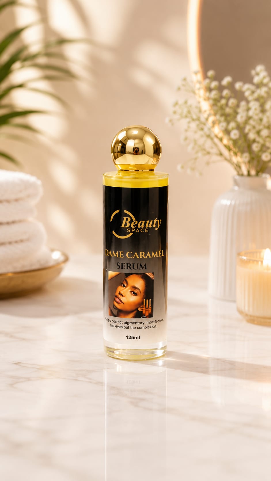 Dame Caramel Body Serum 100% Effective Moisturizing, Hydrating, Skin Brightening & Luminous Glow.