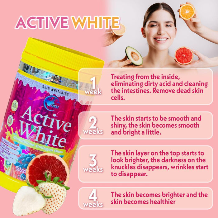Active white whitening skin supplement