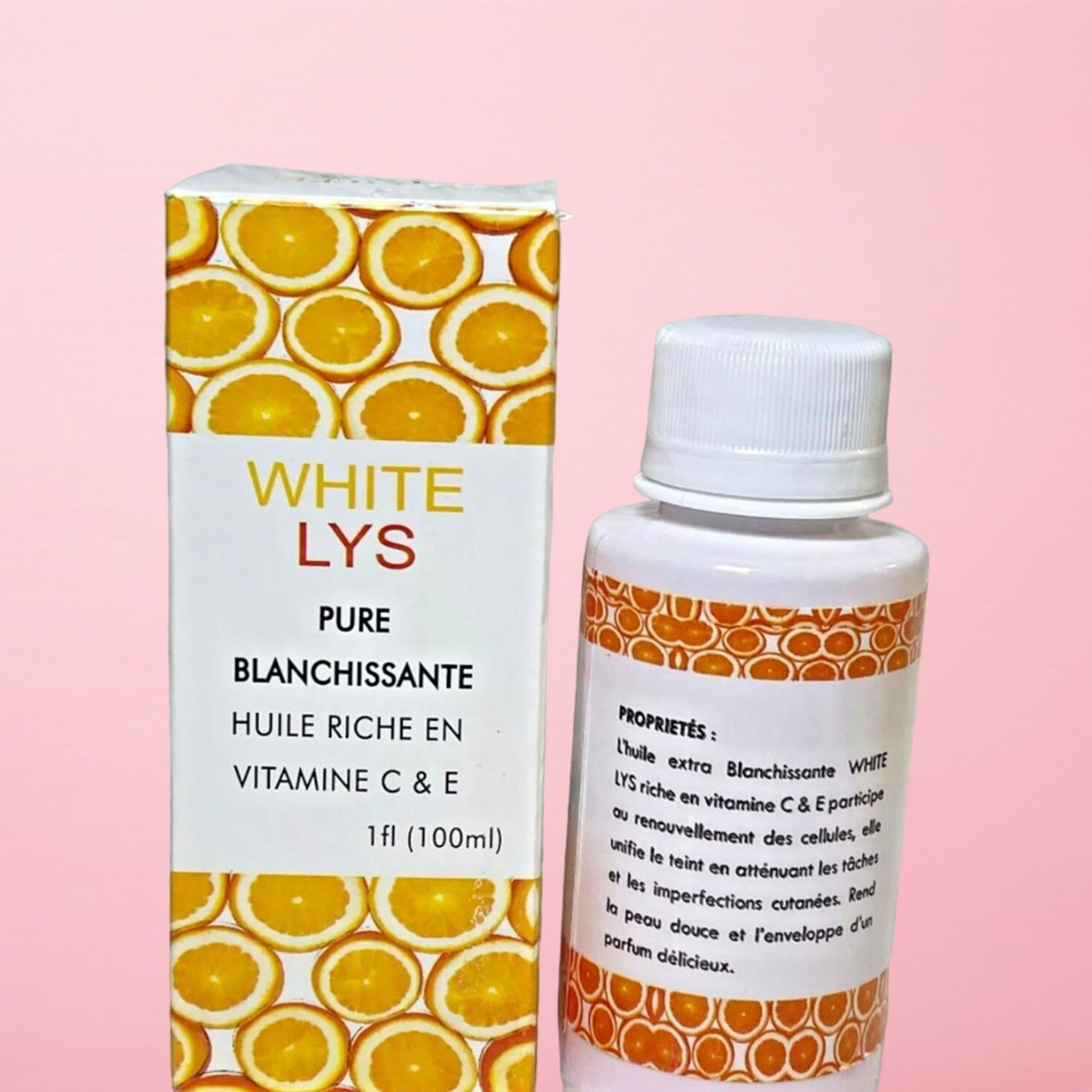 White Lys Pure Whitening Oil & Shower Gel with Vitamin C & E