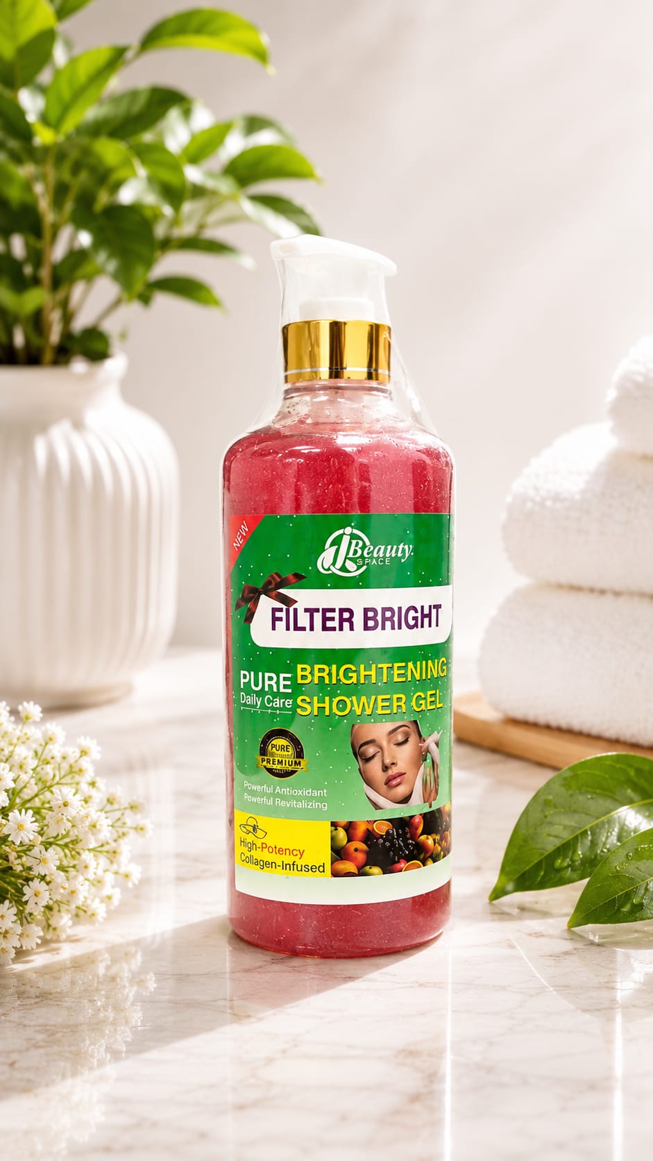 Jbeauty Filter Bright Ultra Whitening Shower Gel 1000ml