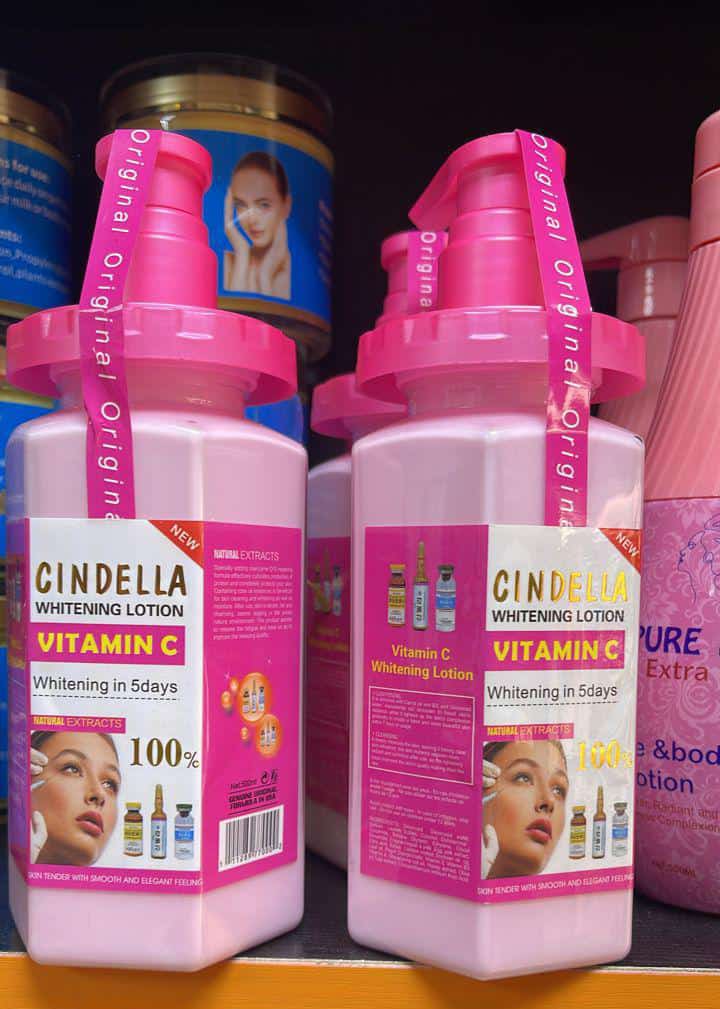 Cindella whitening body lotion vit c and serum 💯% ORIGINAL