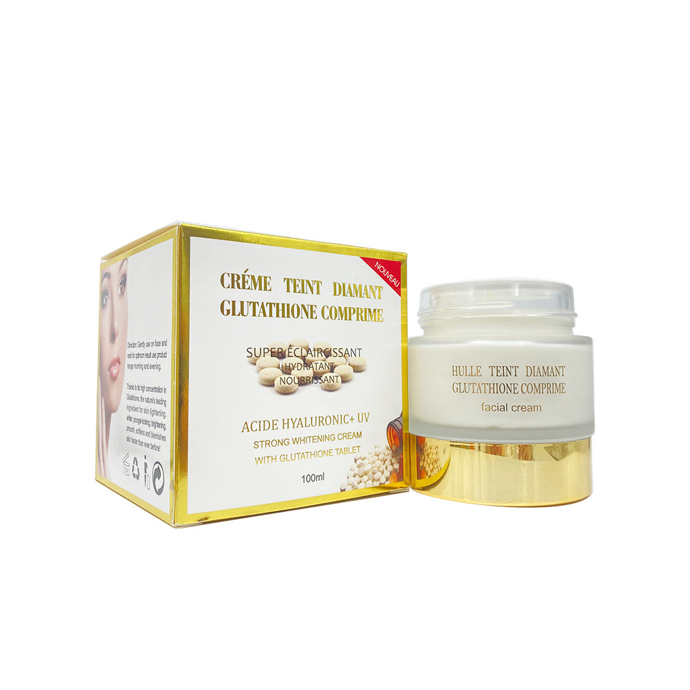 Diamant Glutathion Comprime Face Cream Remove Blemishes with Collagen for Diamant Skin Whitening Beauty Face Cream