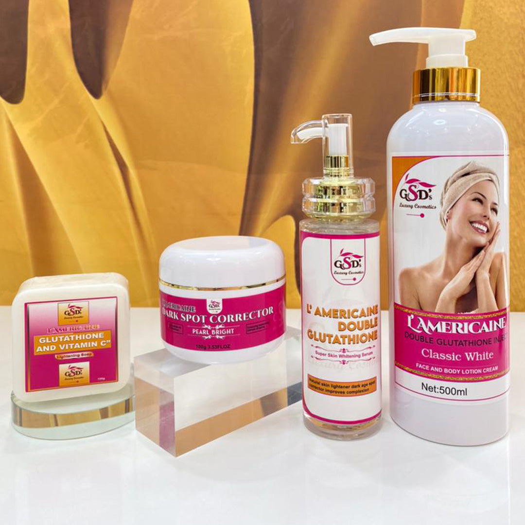 L'Americaine Full Body brightening set.