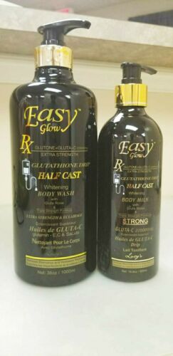 Easy Glow Half Cast Body Milk 500ml Lotion + 1000ml Body Wash